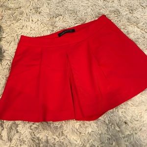 Zara Red Skort